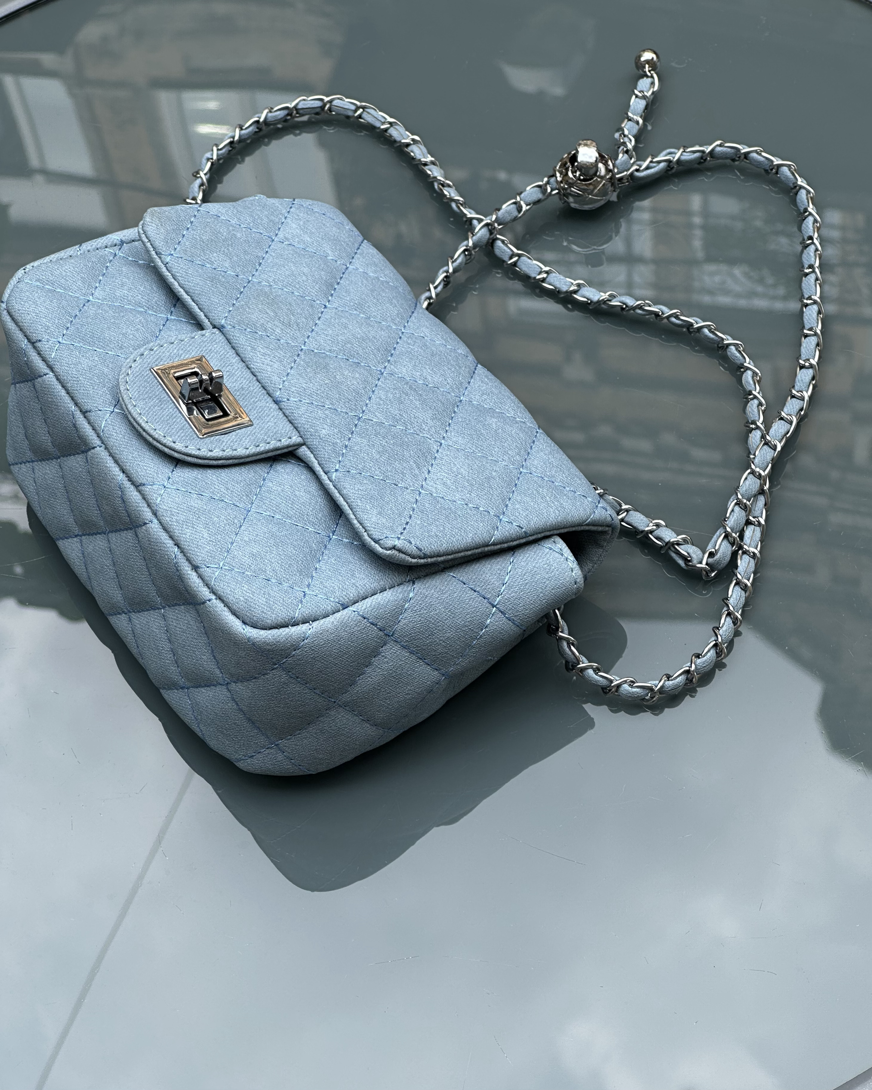 DENIM BAG BLUE